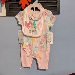 Baby girl 4 piece outfit